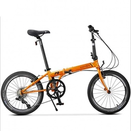 lquide Electric Bike LQUIDE 20 Inch Folding Bicycle Ultra-Lightweight Portable Universal Urban Unisex-Adult Student Bike Spoke Wheel