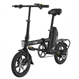 lquide Bike LQUIDE Electric Bike 48V Electric Fat Tire Ebike Aluminum Folding 20Km / H 240W Powerful Electric Bicycle Mountain / Snow / Beach Front And Rear Disc Brakes