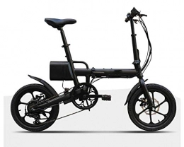 lquide Bike LQUIDE Folding electric bicycle variable speed lithium battery 16 inch 40-60KM 19.5 KG, 3 models change LCD power speed display