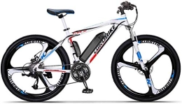LRXG Electric Bike LRXG 250W Electric Bike 26" Adults Electric Bicycle / Electric Mountain Bike, 36 / 48V Ebike With Removable 8Ah Battery, Professional 27 Speed Gears Aluminum Alloy(Color:White)