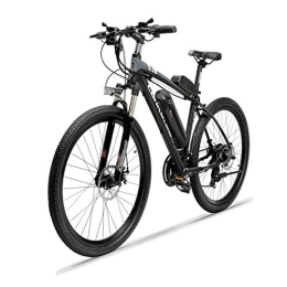 LRXG Bike LRXG Electric Mountain Bike E Bicycle For Adult 26'' Hybrid Bikes Electric Bike 250W High-speed Motor 36V 10.4AH Aluminum Alloy Frame Double Disc Brake, Removable Lithium Battery(Color:black)