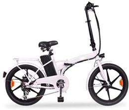 Generic Bike Luxury Electric bikes, Adult Folding Electric Bikes 20 inch, Aluminum alloy wheel Bikes 36V10A lithium-ion battery Bicycle Men Women Sports Outdoor Cycling