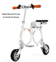 LVYE1 Electric Bikes,Portable 2-wheel balance car Folding Adults City Bicycle Road Cycling Men/ladies Endurance 35km