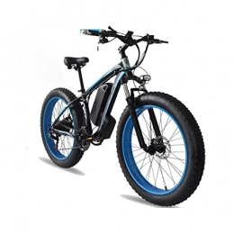 LWL Bike LWL Electric Bikes for Adults Electric Bikes for Adults Men 1000W 26 Inch Fat Tire Electric Bike 48V 18Ah Removable Lithium Battery Electric Bicycle Beach Ebike (Color : B, Size : One 18AH battery)