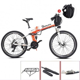 LXLTLB Electric Bike LXLTLB Electric Mountain Bike 350W 26in Electric Bicycle with Removable 48V 10.4AH Lithium-Ion Battery 21 Speed Folding E-bike Adults