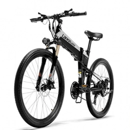 LXLTLB Electric Bike LXLTLB Folding bikes 26 Inch Folding E-bike with 48V 10.4AH Lithium-Lon Battery Mountain Cycling Bicycle 21 Speed 400W High Speed Motor Electric Mountain