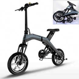 LYGID Electric Bike LYGID Electric Bikes Men 350W Folding Bicycle For Adults 36V 6.6AH For Adults Women Ebike Disc Brakes for Cycling Pedal Assist Unisex, Black