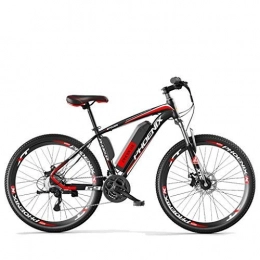 LYRWISHLY Electric Bike LYRWISHLY 26.5 Inch Electric Bicycle 250W Mountain Bike 36V Waterproof And Dustproof Lithium-ion Battery For Outdoor Cycling Travel Work Out (Color : Red)