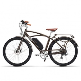 LYRWISHLY Electric Bike LYRWISHLY 26" / 700CC Electric Trekking / Touring Bike, Retro Bicycle Electric Bicycle With 48V / 13Ah Removable Lithium-ion Battery, Dual Disc Brakes, Electric Trekking Bike For Touring (Size : 26 inches)