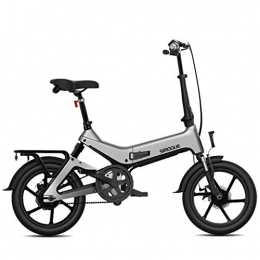 LYRWISHLY Bike LYRWISHLY Adult Electric Bike Moped Bike 16 Inch Tires 250W Motor 25km / h Foldable E-Bike 7.8AH Battery 3 Riding Modes (Color : Gray)