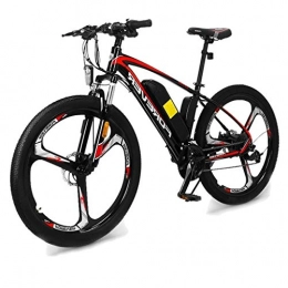 LYRWISHLY Electric Bike LYRWISHLY Adult Electric Bikes, High Carbon Steel Ebikes Bicycles All Terrain, 26" 36V 12Ah Removable Lithium-Ion Battery Mountain Ebike For Mens (Size : Integratedwheel 8Ah)