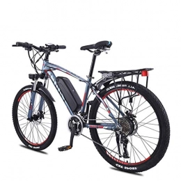 LYRWISHLY Bike LYRWISHLY Adults 26 Inch Wheel Electric Bike Aluminum Alloy 36V 13AH Lithium Battery Mountain Cycling Bicycle, (Color : Blue)