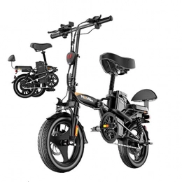 LYRWISHLY Electric Bike LYRWISHLY Adults Electric Bike, Foldable Bike With 350W Brushless Motor, 14 Inch Wheel Max Speed 30 Km / h E-Bike For Adults And Commuters (Size : 25AH)