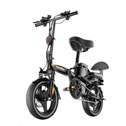 LYRWISHLY Bike LYRWISHLY Electric Bike For Adults, Foldable Electric Bicycle Commute Ebike With 350W Motor, 14 Inch 46V E-bike With 10-25Ah Lithium Battery, City Bicycle Max Speed 30 Km / h, Disc Brake (Size : 10AH)