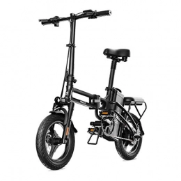 LYRWISHLY Bike LYRWISHLY Electric Bike For Adults, Foldable Electric Bicycle Commute Ebike With 400W Motor, 14inch 48V E-bike With 25Ah Lithium Battery, City Bicycle Max Speed 25 Km / h, Disc Brake