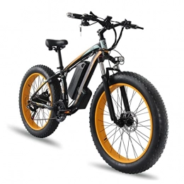 LYUN Electric Bike LYUN 1000W Electric Bikes for Adults 26 Inches Fat Tire Electric Mountain Ebike for Men 48V Motor Electric Snow Bicycle (Color : D, Size : 18AH battery)