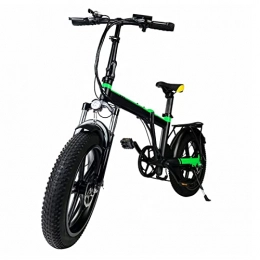 LYUN Bike LYUN Adult Electric Bike Foldable 20 inch Fat Tire Electric Bike 36V 250W Motor Foldable E Bike Mountain Snow Bicycle (Color : Black, Size : 250W)