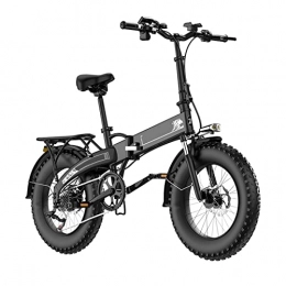 LYUN Bike LYUN Electric Bike Foldable 20 Inch 4.0 Fat Tire 500W 48V 10Ah Mountain Ebike Snow Beach Electric Bicycle for Man / Women (Color : Total 2 batteries)