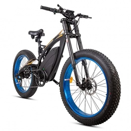 LYUN Bike LYUN Electric Bike for Adults 1000W 26 Inch Fat Tire 48V12.8Ah Electric Bike Full Suspension Electric Bicycle