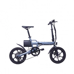 LZMXMYS Bike LZMXMYS electric bike, 16" Electric Bike, 250W Adult Electric Mountain Bike, 7.8AH Foldable Electric Bicycle 25KM / H with Removablelithium-Ion Battery 36V (Color : Blue)
