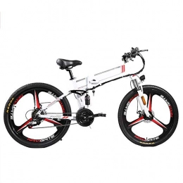 LZMXMYS Electric Bike LZMXMYS electric bike, 26'' Electric Bike, 350W Motor Foldable Electric Bicycle with Removable 48V 8AH / 10AH Lithium-Ion Battery for Adults, 21 Speed Shifter Mountain Electric Bike