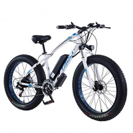 LZMXMYS Electric Bike LZMXMYS electric bike, 26 Inch Fat Tire Electric Bike 48V 1000W Motor Snow Electric Bicycle With 21 Speed Mountain Electric Bicycle Pedal Assist Lithium Battery Hydraulic Disc Brake