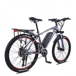 LZMXMYS Electric Bike LZMXMYS electric bike, 26 Inch Wheel Electric Bike Aluminum Alloy 36V 13AH Lithium Battery Mountain Cycling Bicycle, 27 Transmission City Bike Lightweight (Color : Blue)