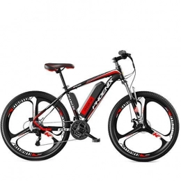 LZMXMYS Electric Bike LZMXMYS electric bike, 38V 250W Electric Bike Electric Mountain Bike 26inch Tire E-Bike Shimano 27 Speeds Mens Sports Mountain Bike Lithium Battery Hydraulic Disc Brakes (Color : Red)