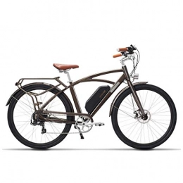 LZMXMYS Bike LZMXMYS electric bike, Adult 26-inch / 700CC Retro electric bike with removable 48V 13Ah 400W dustproof and waterproof lithium battery, Shimano transmission, Highway Travel bike (Size : 700cc)