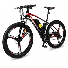 LZMXMYS Electric Bike LZMXMYS electric bike, Adult Electric Bikes, High Carbon Steel Ebikes Bicycles All Terrain, 26" 36V 12Ah Removable Lithium-Ion Battery Mountain Ebike For Mens (Size : Integratedwheel 12Ah)