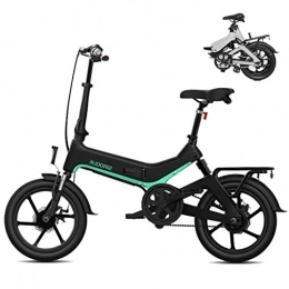 LZMXMYS Bike LZMXMYS electric bike, Adult Folding Electric Bikes Comfort Bicycles Hybrid Recumbent / Road Bikes 16 Inch, 7.8Ah Lithium Battery, Disc Brake, Received Within 3-7 Days, For Adults (Color : Black)