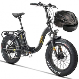 LZMXMYS Bike LZMXMYS electric bike, Electric Bicycle Electric Bikes For Adults Folding 500W Electric Bike 4.0 Wide Tire Mountain Bike Snow ATV 48V13AH Lithium-assisted Long-distance Running Electric Bike