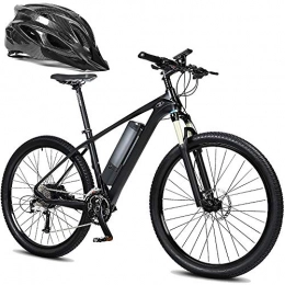 LZMXMYS Bike LZMXMYS electric bike, Electric Bike Adult Electric Mountain Bike, 27.5 Inch Carbon Fiber Power Assisted Electric Bicycle Mountain Bike 36V / 10.5Ah Lithium Battery Bicycle Male And Female Electric Bicycl