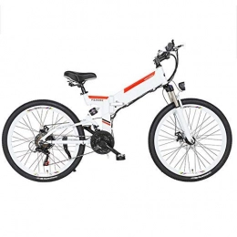LZMXMYS Electric Bike LZMXMYS electric bike, Electric Bike Folding Electric Mountain Bike with 24" Super Lightweight Aluminum Alloy Electric Bicycle, Premium Full Suspension And 21 Speed Gears, 350 Motor