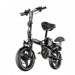 LZMXMYS Bike LZMXMYS electric bike, Electric Bike For Adults, Foldable Electric Bicycle Commute Ebike With 350W Motor, 14 Inch 46V E-bike With 10-25Ah Lithium Battery, City Bicycle Max Speed 30 Km / h, Disc Brake