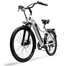 LZMXMYS Bike LZMXMYS electric bike, Electric Bike For Adults, Foldable Electric Bicycle Commute Ebike With 400W Motor, 14 Inch 36V E-bike With Removable Lithium Battery, City Bicycle Max Speed 25 Km / h