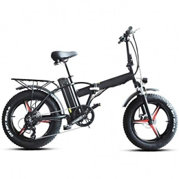 LZMXMYS Electric Bike LZMXMYS electric bike, Electric Folding City 500W*48V*15Ah 7Speed With LCD Display, Dual Disk Brakes For Unisex(20Inch Spoke Fat Tire) Folding Electric Bike For Adults