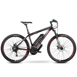 LZMXMYS Electric Bike LZMXMYS electric bike, Electric mountain bike 27-inch hybrid bicycle / (36V rear drive motor) 24 speed 5 speed power system mechanical disc brake cruiser up to 35KM / H (Color : Red)