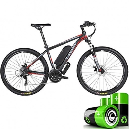 LZMXMYS Electric Bike LZMXMYS electric bike, Electric mountain bike, 36V10AH lithium battery hybrid bicycle, (26-29 inches) bicycle snowmobile 24 speed gear mechanical line pull disc brake three working modes