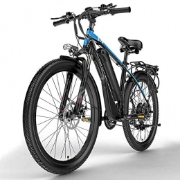 LZMXMYS Electric Bike LZMXMYS electric bike, Electric Mountain Bike, Electric Bicycle 48V13Ah Lithium Battery 26 Inch Male And Female New National Standard 400W High-speed Mountain Electric Vehicle Off-road Car