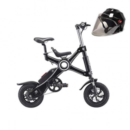 LZMXMYS Electric Bike LZMXMYS electric bike, Folding Electric Bike Beach Snow Bicycle Ebike 250W Electric Electric Mountain Bicycles, Parent-Child Electric Bicycle Aluminum Alloy Frame, Black