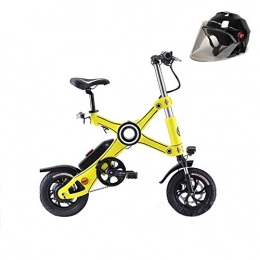 LZMXMYS Electric Bike LZMXMYS electric bike, Folding Electric Bike Beach Snow Bicycle Ebike 250W Electric Electric Mountain Bicycles, Parent-Child Electric Bicycle Aluminum Alloy Frame, Yellow