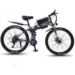 LZMXMYS Electric Bike LZMXMYS electric bike, Folding Electric Bike Ebike, Folding Electric Bicycle 26-inch Folding Lithium Mountain Bike 36V10AH Lithium Ion Battery Portable Transportation Electric Bicycle Battery Car