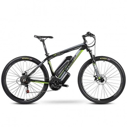 LZMXMYS Electric Bike LZMXMYS electric bike, Mountain electric bicycle, 27-inch hybrid bicycle / (36V rear drive motor) 24 speed 5 speed power system mechanical disc brake cruiser up to 35KM / H (Color : Green)