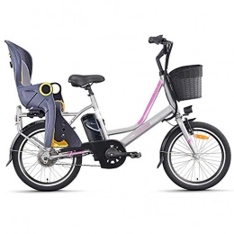 LZMXMYS Electric Bike LZMXMYS electric bike, Scooters Electric Bikes With Child Seat, 20 Inch Electric Bicycle For Men And Women 48V7.4Ah Lithium Battery Assisted Bicycle 350W High-speed Motor New National Standard