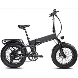LZMXMYS Bike LZMXMYS electric bike20 Inch 500w Folding Electric Bike Cruise Control 48v 11.6ah Brushless Motor Removable Lithium Battery 8 Speed Kinetic Energy Recovery Bicycle for Adult Cycle Offroad Work Campin