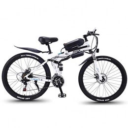 LZMXMYS Electric Bike LZMXMYS electric bike26 in Folding Electric Bike for Adults Mountain E-Bike with 350W Motor 21 Speeds High-Carbon Steel Double Disc Brake City Bicycle for Commuting, Short Trip