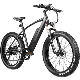 LZMXMYS Electric Bike LZMXMYS electric bike4.0 Fat Tire Electric Bicycle 26inch 48V 500W Mountain Snow Electric Bikes for Adults Suspension Shock Absorber Fork Rebound Lock Out 7-Speed Gear Shifts Recharge System
