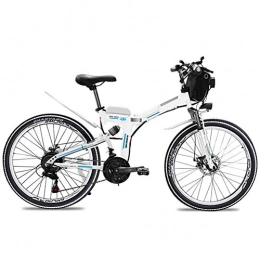 LZMXMYS Electric Bike LZMXMYS electric bike500W Folding Electric Bike for Adults 26In 48V13AH Lithium Battery Mountain Electric Bicycle with Controller, Dedicated Folding Pedal E-Bike Maximum Speed 40Km / H
