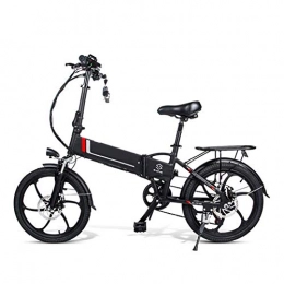 LZMXMYS Bike LZMXMYS electric bikeElectric Bikes for Adult Magnesium Alloy Folding Electric Bicycles All Terrain 48v 10.4 Ah 350w and 25 Km / h Removable Lithium-ion Battery Mountain Ebike for Mens